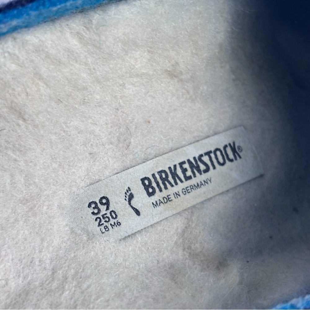 BIRKENSTOCK KAPRUN RIVET FELTED DOUBLEFACE WOOL SLIP ON MULE CLOG SLIPPER RARE - Picture 8 of 14